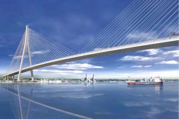 A ponte internacional Gordie-Howe abrirá no início de 2026